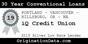 iQ Credit Union 30 Year Conventional Loans silver