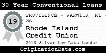 Rhode Island Credit Union 30 Year Conventional Loans silver