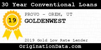 GOLDENWEST 30 Year Conventional Loans gold
