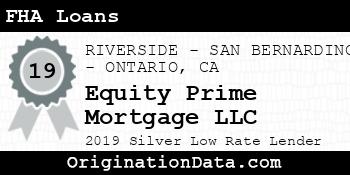 Equity Prime Mortgage FHA Loans silver