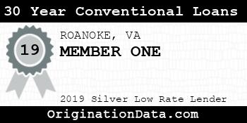 MEMBER ONE 30 Year Conventional Loans silver