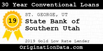 State Bank of Southern Utah 30 Year Conventional Loans gold