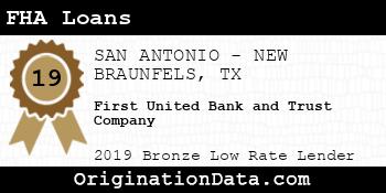 First United Bank and Trust Company FHA Loans bronze