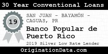 Banco Popular de Puerto Rico 30 Year Conventional Loans silver