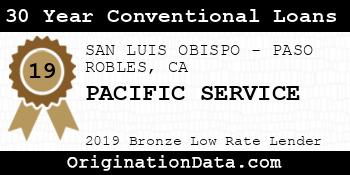 PACIFIC SERVICE 30 Year Conventional Loans bronze