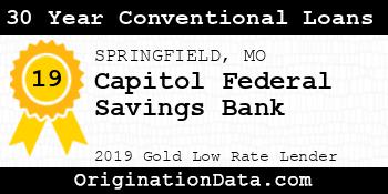 Capitol Federal Savings Bank 30 Year Conventional Loans gold