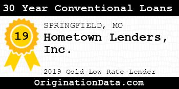 Hometown Lenders 30 Year Conventional Loans gold