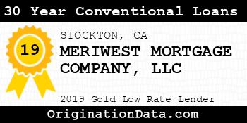 MERIWEST MORTGAGE COMPANY 30 Year Conventional Loans gold