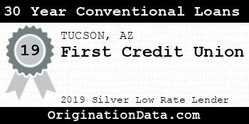 First Credit Union 30 Year Conventional Loans silver