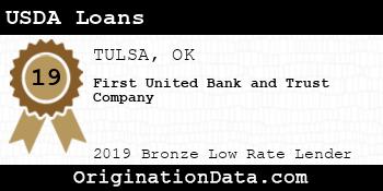 First United Bank and Trust Company USDA Loans bronze