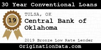 Central Bank of Oklahoma 30 Year Conventional Loans bronze