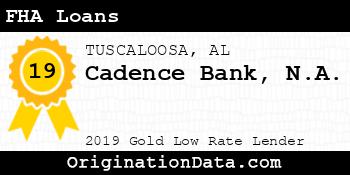 Cadence Bank N.A. FHA Loans gold