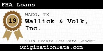 Wallick & Volk FHA Loans bronze