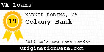 Colony Bank VA Loans gold