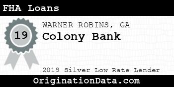 Colony Bank FHA Loans silver