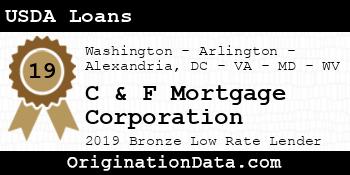 C & F Mortgage Corporation USDA Loans bronze