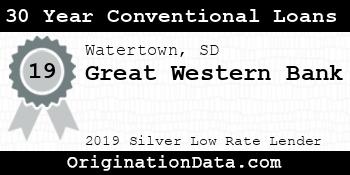 Great Western Bank 30 Year Conventional Loans silver