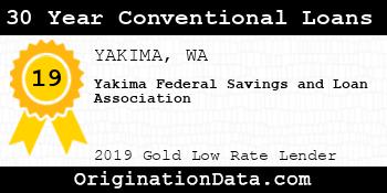 Yakima Federal Savings and Loan Association 30 Year Conventional Loans gold