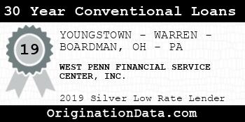 WEST PENN FINANCIAL SERVICE CENTER 30 Year Conventional Loans silver