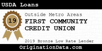 FIRST COMMUNITY CREDIT UNION USDA Loans bronze