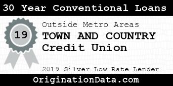 TOWN AND COUNTRY Credit Union 30 Year Conventional Loans silver