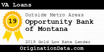 Opportunity Bank of Montana VA Loans gold