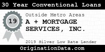 A + MORTGAGE SERVICES 30 Year Conventional Loans silver