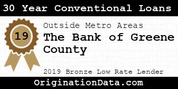 The Bank of Greene County 30 Year Conventional Loans bronze