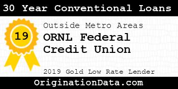 ORNL Federal Credit Union 30 Year Conventional Loans gold