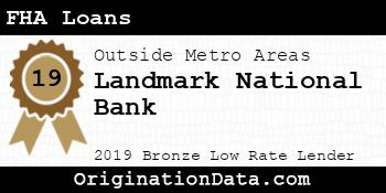 Landmark National Bank FHA Loans bronze