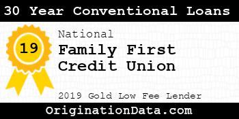 Family First Credit Union 30 Year Conventional Loans gold