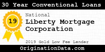 Liberty Mortgage Corporation 30 Year Conventional Loans gold