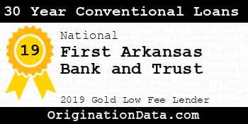First Arkansas Bank and Trust 30 Year Conventional Loans gold