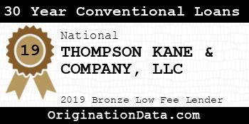 THOMPSON KANE & COMPANY 30 Year Conventional Loans bronze