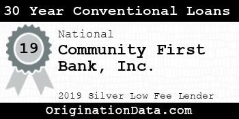 Community First Bank 30 Year Conventional Loans silver