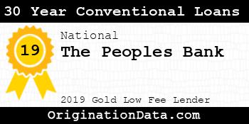 The Peoples Bank 30 Year Conventional Loans gold