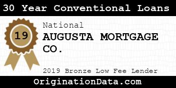 AUGUSTA MORTGAGE CO. 30 Year Conventional Loans bronze