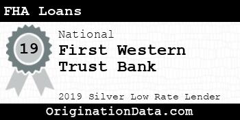 First Western Trust Bank FHA Loans silver