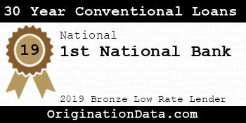 1st National Bank 30 Year Conventional Loans bronze