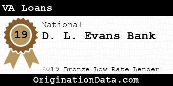 D. L. Evans Bank VA Loans bronze