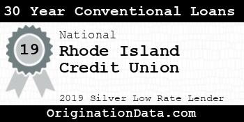Rhode Island Credit Union 30 Year Conventional Loans silver