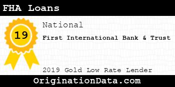 First International Bank & Trust FHA Loans gold