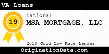 MSA MORTGAGE VA Loans gold