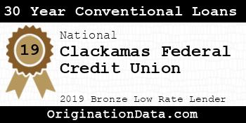Clackamas Federal Credit Union 30 Year Conventional Loans bronze