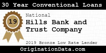 Hills Bank and Trust Company 30 Year Conventional Loans bronze