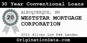 WESTSTAR MORTGAGE CORPORATION 30 Year Conventional Loans silver