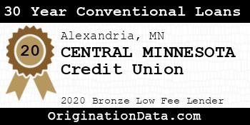 CENTRAL MINNESOTA Credit Union 30 Year Conventional Loans bronze