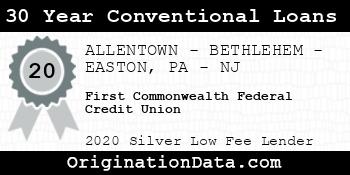 First Commonwealth Federal Credit Union 30 Year Conventional Loans silver