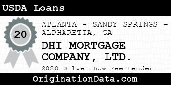 DHI MORTGAGE COMPANY LTD. USDA Loans silver