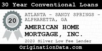 AMERICAN HOME MORTGAGE 30 Year Conventional Loans silver